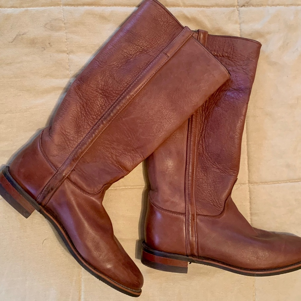 Justin Santa Fe Knee High Roper Boots - NWOT